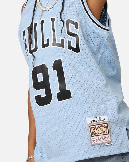 Mitchell & Ness Chicago Bulls Dennis Rodman 'Vapor Blue' Jersey Light Blue