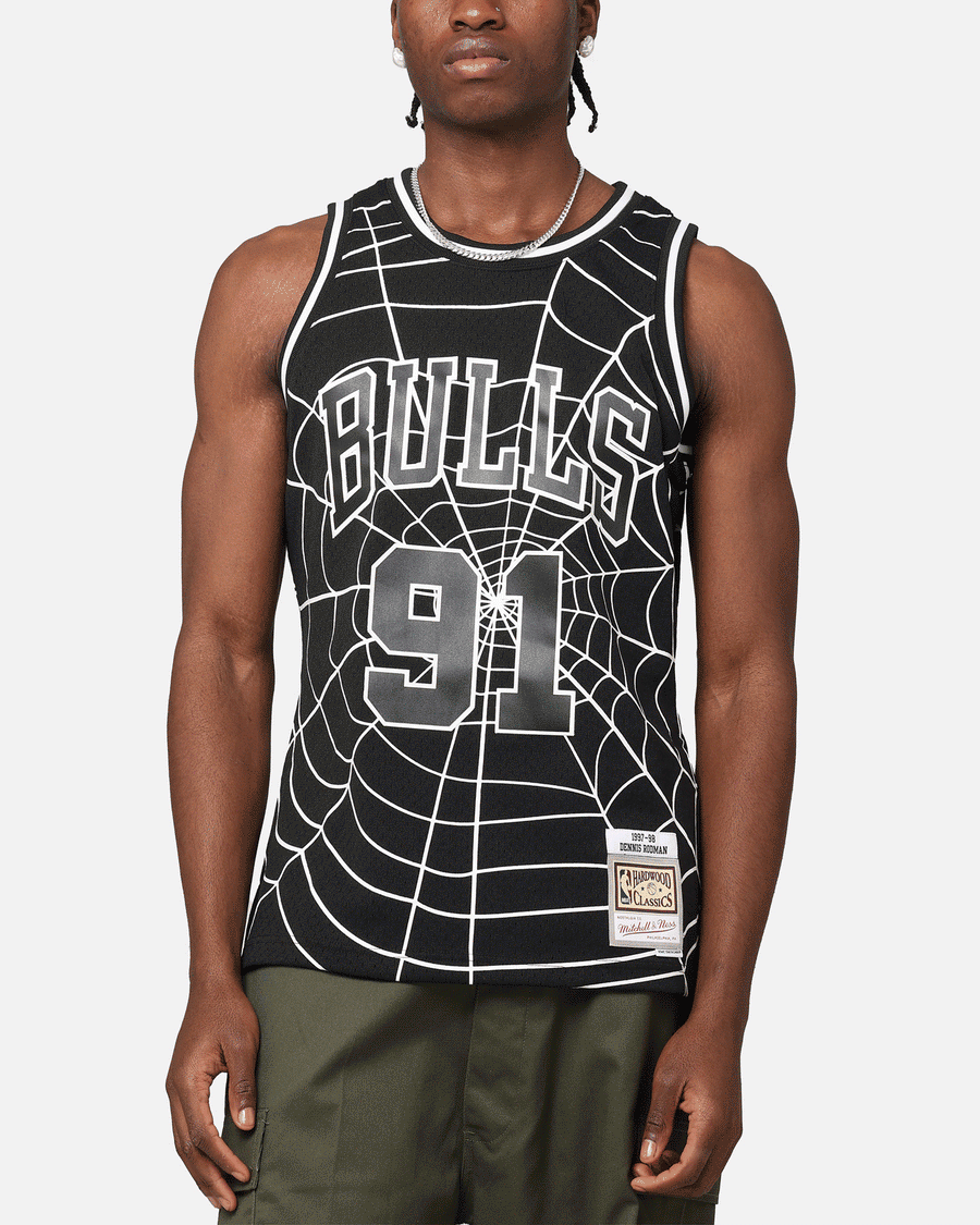 Maillot NBA Swingman Chicago Bulls 1997 - Dennis Rodman - Mitchell & Ness Blanc