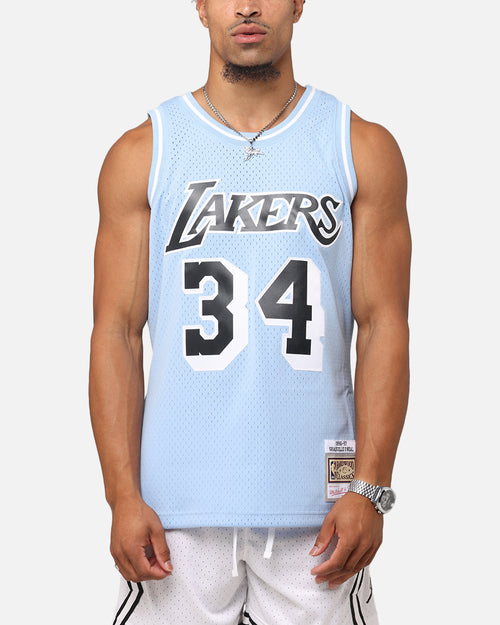 Mitchell & Ness Los Angeles Lakers Shaquille O'Neal 'Vapor Blue' Jersey Light Blue