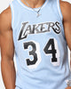 Mitchell & Ness Los Angeles Lakers Shaquille O'Neal 'Vapor Blue' Jersey Light Blue