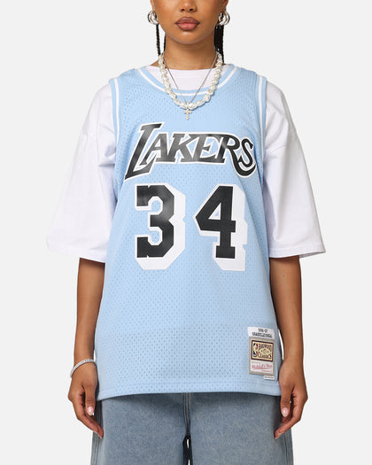 Mitchell & Ness Los Angeles Lakers Shaquille O'Neal 'Vapor Blue' Jersey Light Blue