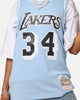 Mitchell & Ness Los Angeles Lakers Shaquille O'Neal 'Vapor Blue' Jersey Light Blue