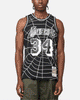 Mitchell & Ness Los Angeles Lakers Shaquille O'Neal 'Glow Web' Jersey Black