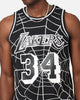 Mitchell & Ness Los Angeles Lakers Shaquille O'Neal 'Glow Web' Jersey Black