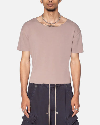 MNML Fitted Ribbed T-Shirt Mauve