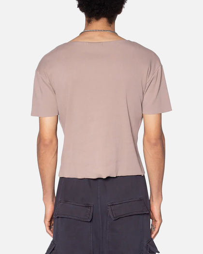 MNML Fitted Ribbed T-Shirt Mauve