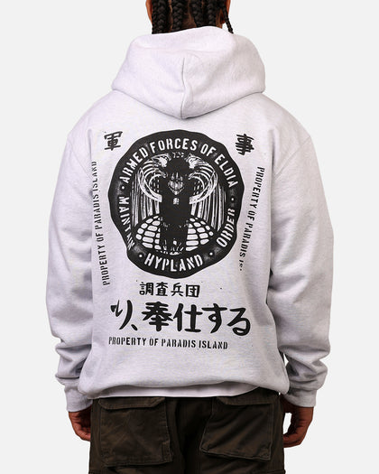 Hypland X Attack On Titan Eldia Hoodie Cement