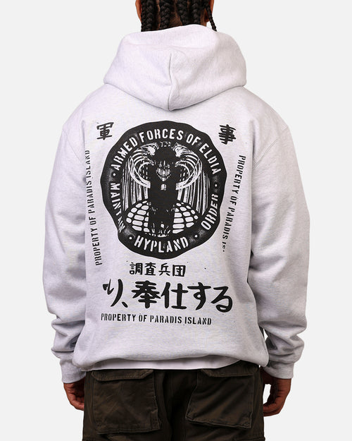 Hypland X Attack On Titan Eldia Hoodie Cement