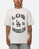 Majestic Athletic Los Angeles Dodgers Doyers Crest T-Shirt Silver Marle
