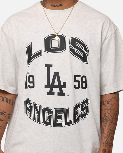 Majestic Athletic Los Angeles Dodgers Doyers Crest T-Shirt Silver Marle