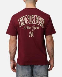 Majestic Athletic New York Yankees Kenmare City Bulge T-Shirt Maroon