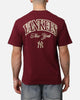 Majestic Athletic New York Yankees Kenmare City Bulge T-Shirt Maroon