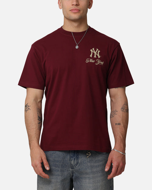 Majestic Athletic New York Yankees Kenmare City Bulge T-Shirt Maroon