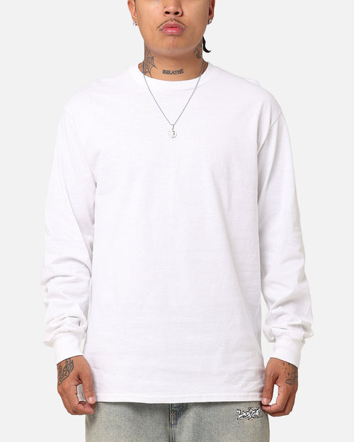 Culture Kings Long Sleeve T-Shirt White