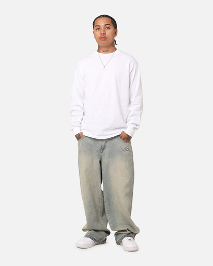 Culture Kings Long Sleeve T-Shirt White