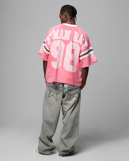 Loiter Star Jersey T-Shirt Pink