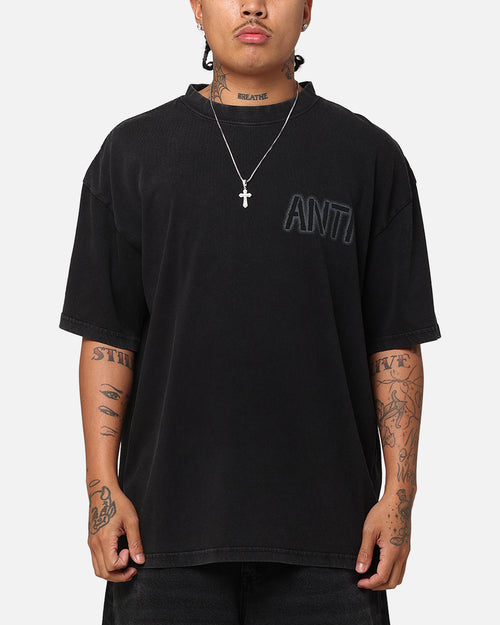 The Anti Order Anti-Order Projects T-Shirt Black Acidwash