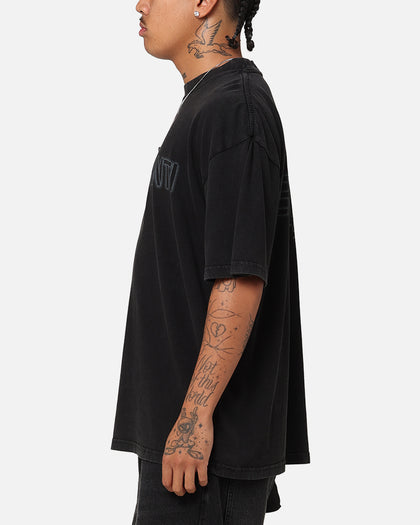 The Anti Order Anti-Order Projects T-Shirt Black Acidwash