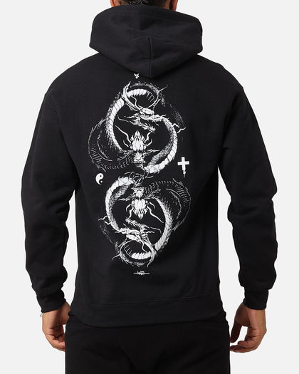 The Anti Order Double Dragon Hoodie Black/White