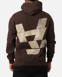 The Anti Order Smash Repair Hoodie Chocolate Brown