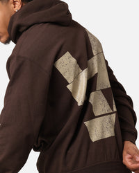 The Anti Order Smash Repair Hoodie Chocolate Brown