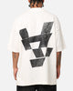 The Anti Order Smash Repair Mock Neck T-Shirt Off White/Black