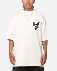 The Anti Order Smash Repair Mock Neck T-Shirt Off White/Black
