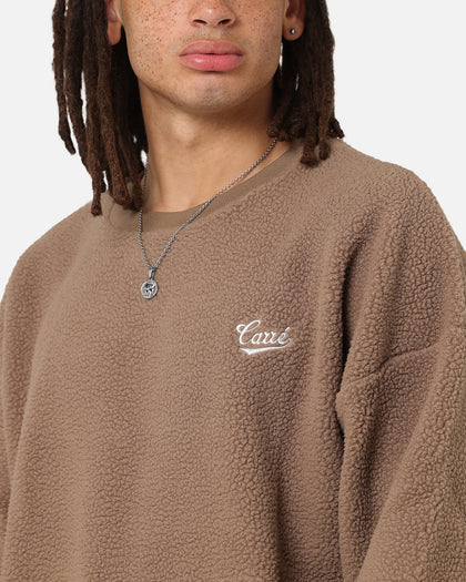 Carre Polar Fleece Crewneck Brown