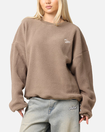 Carre Polar Fleece Crewneck Brown