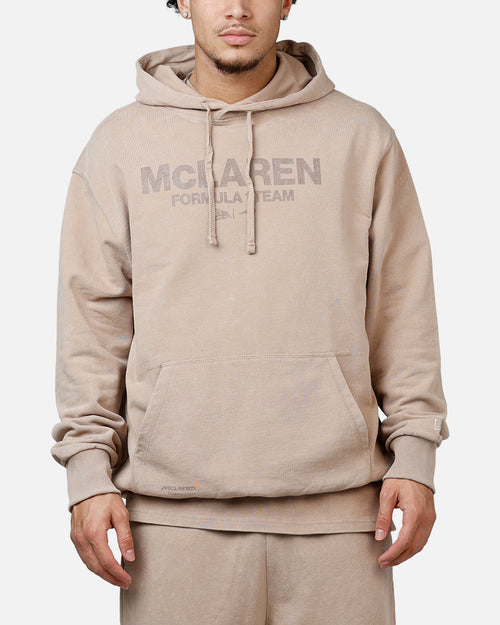 New Era X Mclaren Hoodie Taupe