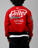 Loiter Aviation Bomber Jacket Red/Black