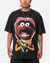 American Thrift Disney The Muppets Animal Heavy T-Shirt Vintage Black