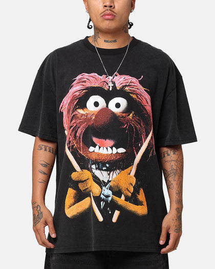 American Thrift Disney The Muppets Animal Heavy T-Shirt Vintage Black