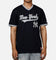 New Era New York Yankees Throwback V-Neck T-Shirt Royal Navy