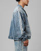 Loiter Track Star Denim Jacket Blue Wash