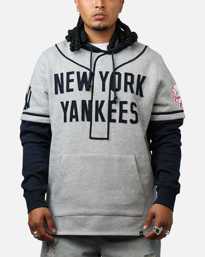 47 Brand New York Yankees Game Hoodie Grey/Navy