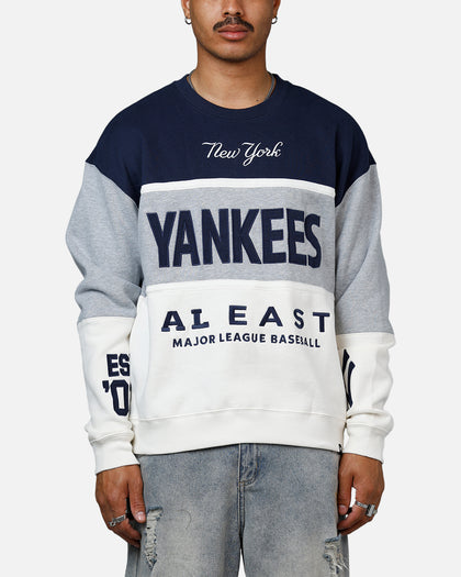 47 Brand New York Yankees On Five Crewneck Navy/Grey