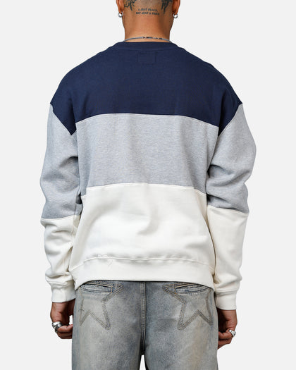 47 Brand New York Yankees On Five Crewneck Navy/Grey