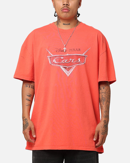 Vintage 73Studio Disney Pixar Cars Heavyweight T-Shirt Red