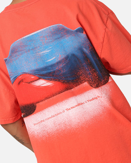 Vintage 73Studio Disney Pixar Cars Heavyweight T-Shirt Red