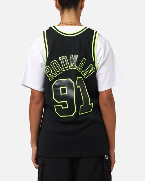 Mitchell & Ness Chicago Bulls Dennis Rodman 'Volt' 1995 Swing Jersey Black/Yellow