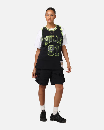 Mitchell & Ness Chicago Bulls Dennis Rodman 'Volt' 1995 Swing Jersey Black/Yellow