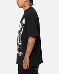 UFC By Culture Kings Alex Pereira Big Face Vintage T-Shirt Black Acidwash