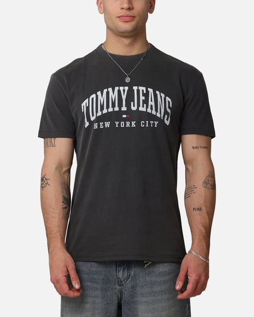 Tommy Jeans TJM Archive Varsity Washed T-Shirt Black