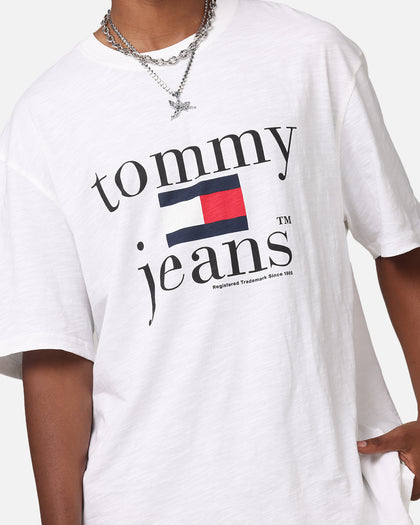Tommy Jeans TJM Relaxed Twist Logo T-Shirt White