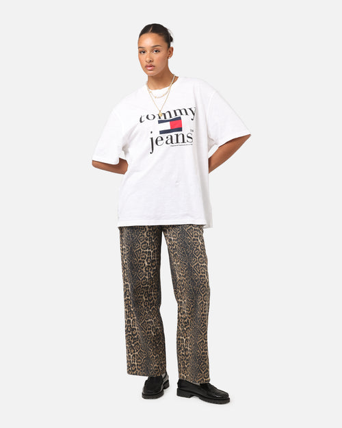 Tommy Jeans TJM Relaxed Twist Logo T-Shirt White