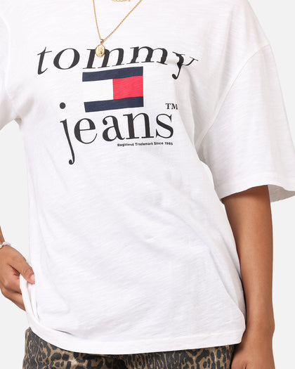 Tommy Jeans TJM Relaxed Twist Logo T-Shirt White