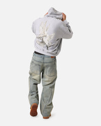 Saint Morta Doves Vintage Hoodie Light Marle