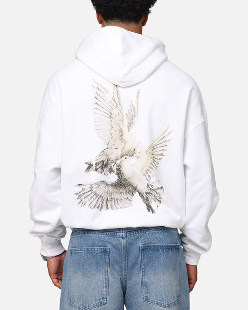 Saint Morta Doves Vintage Hoodie White