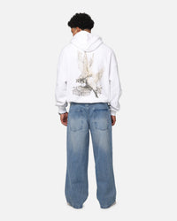 Saint Morta Doves Vintage Hoodie White